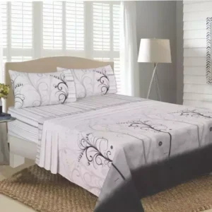 Juego de Sábanas silver algodón percal 180 hilos Nilo